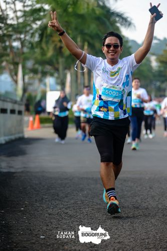 Race photo from Taman Budaya x BOGORUN 2025