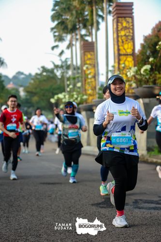 Race photo from Taman Budaya x BOGORUN 2025