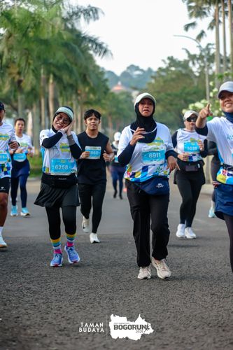 Race photo from Taman Budaya x BOGORUN 2025