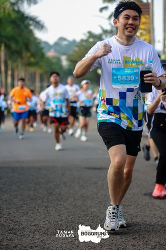 Race photo from Taman Budaya x BOGORUN 2025