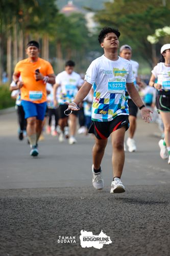 Race photo from Taman Budaya x BOGORUN 2025