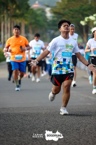 Race photo from Taman Budaya x BOGORUN 2025