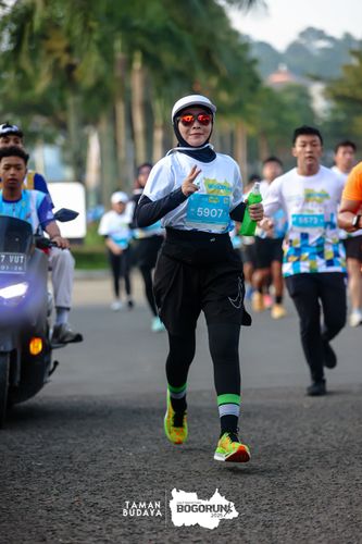 Race photo from Taman Budaya x BOGORUN 2025