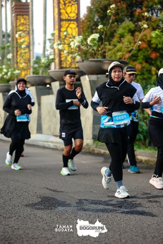 Race photo from Taman Budaya x BOGORUN 2025