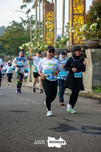 Race photo from Taman Budaya x BOGORUN 2025