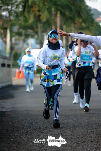 Race photo from Taman Budaya x BOGORUN 2025