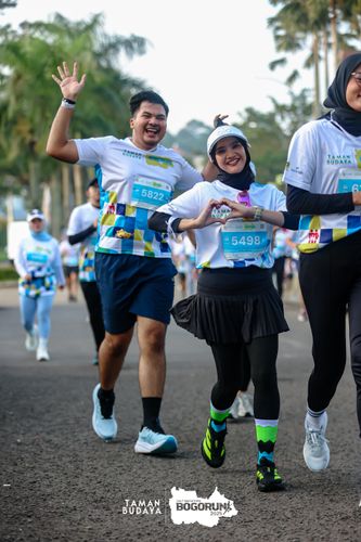 Race photo from Taman Budaya x BOGORUN 2025