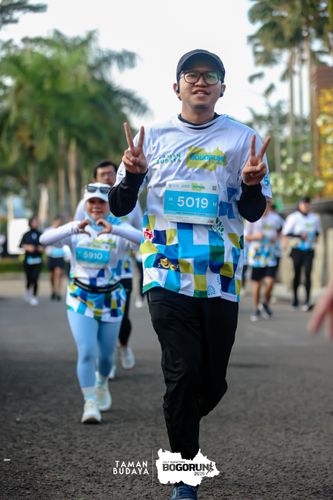 Race photo from Taman Budaya x BOGORUN 2025