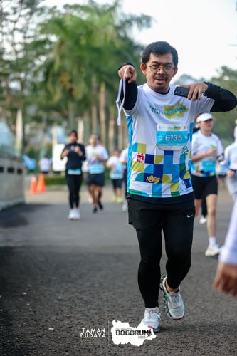 Race photo from Taman Budaya x BOGORUN 2025