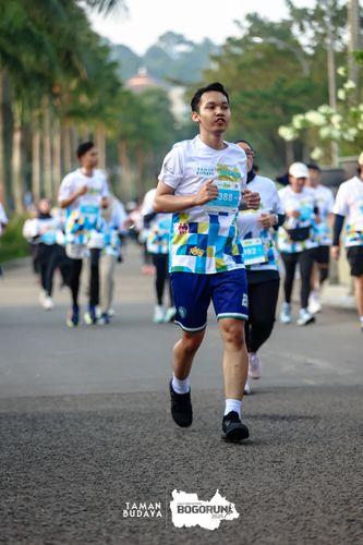 Race photo from Taman Budaya x BOGORUN 2025