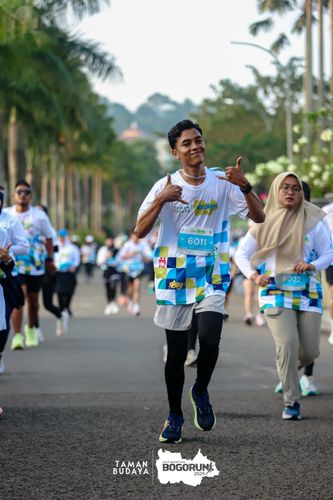 Race photo from Taman Budaya x BOGORUN 2025