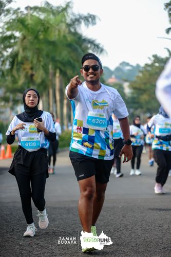 Race photo from Taman Budaya x BOGORUN 2025