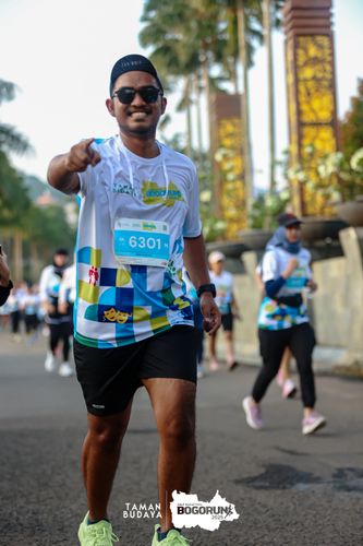 Race photo from Taman Budaya x BOGORUN 2025