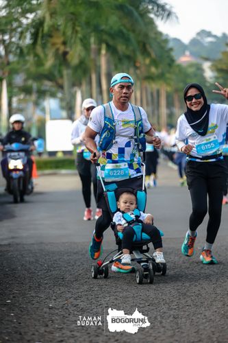 Race photo from Taman Budaya x BOGORUN 2025