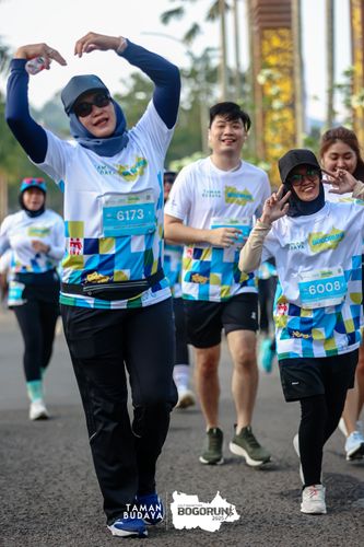 Race photo from Taman Budaya x BOGORUN 2025