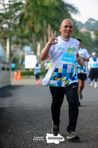 Race photo from Taman Budaya x BOGORUN 2025