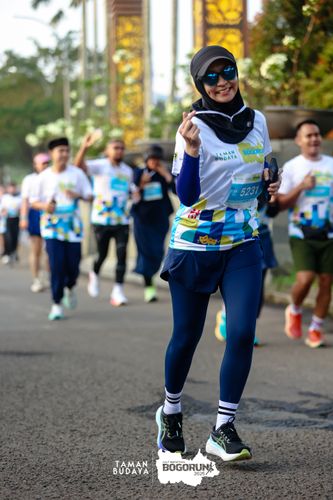 Race photo from Taman Budaya x BOGORUN 2025