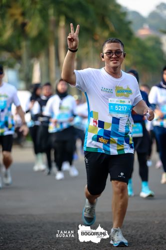 Race photo from Taman Budaya x BOGORUN 2025