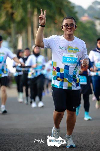 Race photo from Taman Budaya x BOGORUN 2025