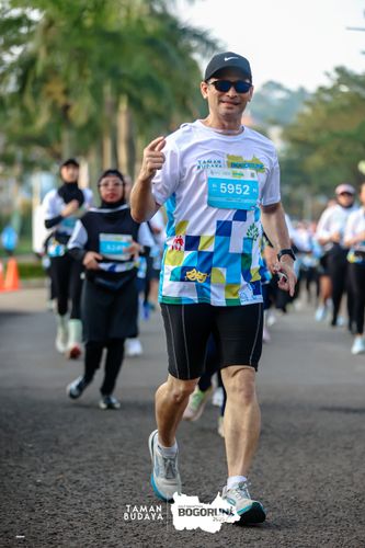 Race photo from Taman Budaya x BOGORUN 2025