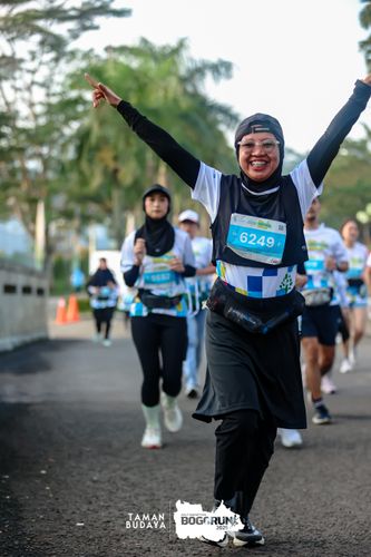 Race photo from Taman Budaya x BOGORUN 2025