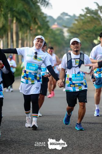 Race photo from Taman Budaya x BOGORUN 2025