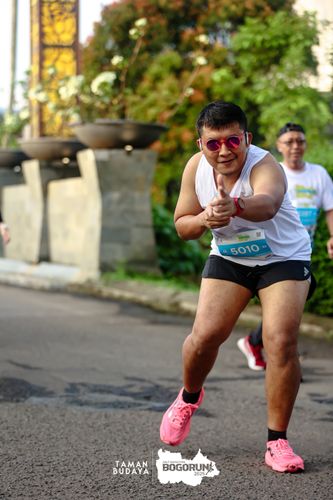 Race photo from Taman Budaya x BOGORUN 2025