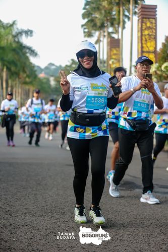 Race photo from Taman Budaya x BOGORUN 2025