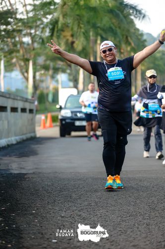 Race photo from Taman Budaya x BOGORUN 2025