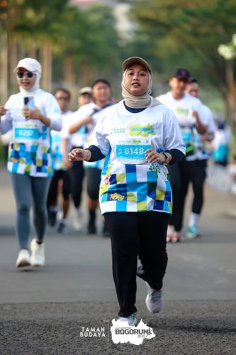 Race photo from Taman Budaya x BOGORUN 2025