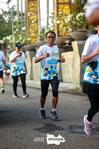 Race photo from Taman Budaya x BOGORUN 2025
