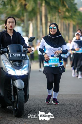 Race photo from Taman Budaya x BOGORUN 2025