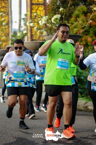 Race photo from Taman Budaya x BOGORUN 2025