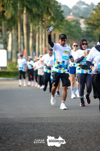 Race photo from Taman Budaya x BOGORUN 2025