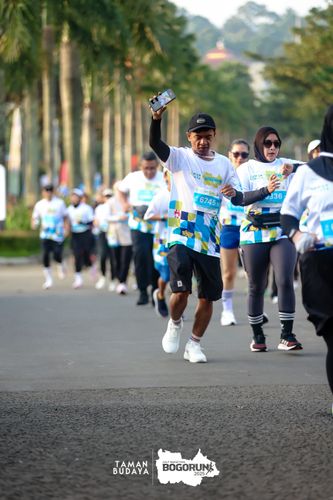 Race photo from Taman Budaya x BOGORUN 2025