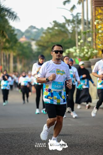 Race photo from Taman Budaya x BOGORUN 2025