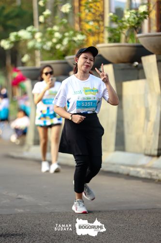Race photo from Taman Budaya x BOGORUN 2025