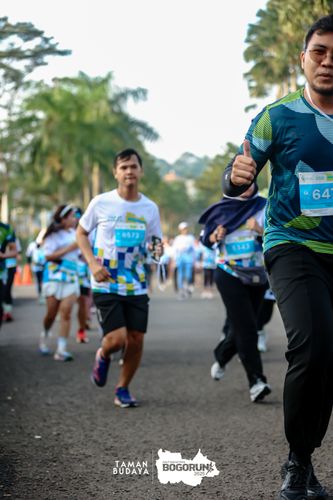 Race photo from Taman Budaya x BOGORUN 2025