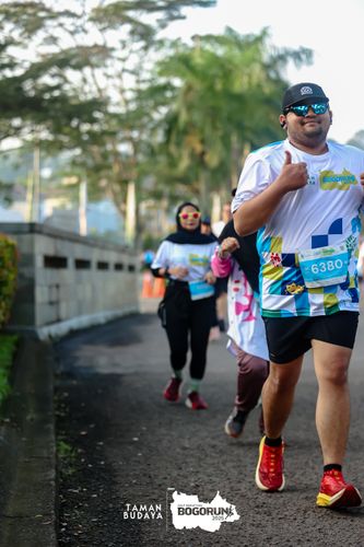 Race photo from Taman Budaya x BOGORUN 2025