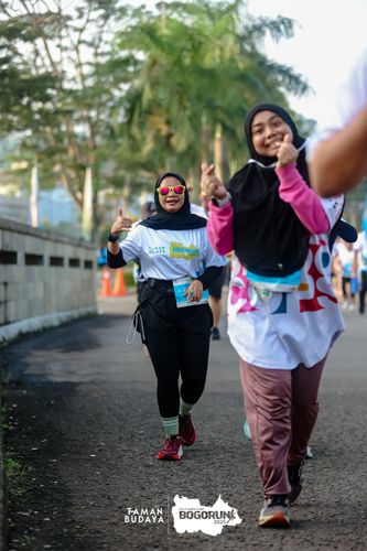 Race photo from Taman Budaya x BOGORUN 2025