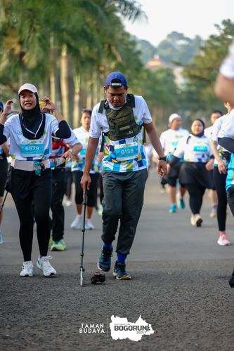 Race photo from Taman Budaya x BOGORUN 2025