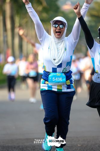 Race photo from Taman Budaya x BOGORUN 2025