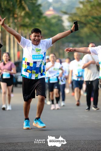 Race photo from Taman Budaya x BOGORUN 2025