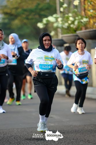 Race photo from Taman Budaya x BOGORUN 2025