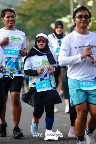 Race photo from Taman Budaya x BOGORUN 2025