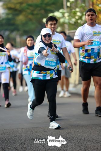 Race photo from Taman Budaya x BOGORUN 2025