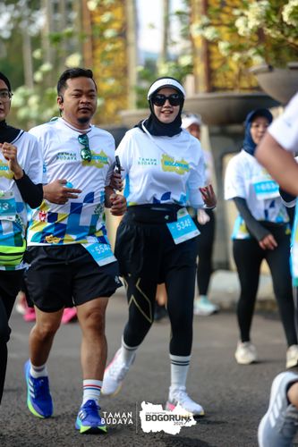 Race photo from Taman Budaya x BOGORUN 2025