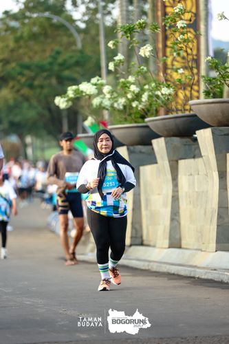 Race photo from Taman Budaya x BOGORUN 2025