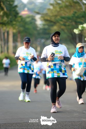 Race photo from Taman Budaya x BOGORUN 2025