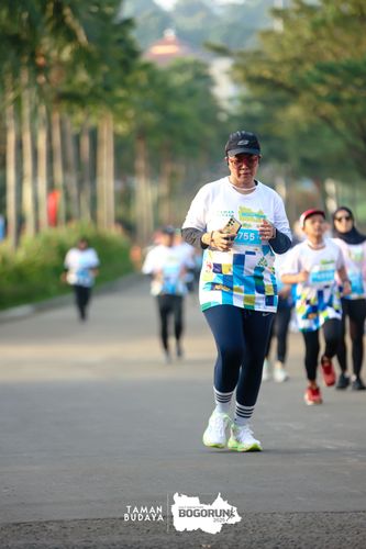 Race photo from Taman Budaya x BOGORUN 2025